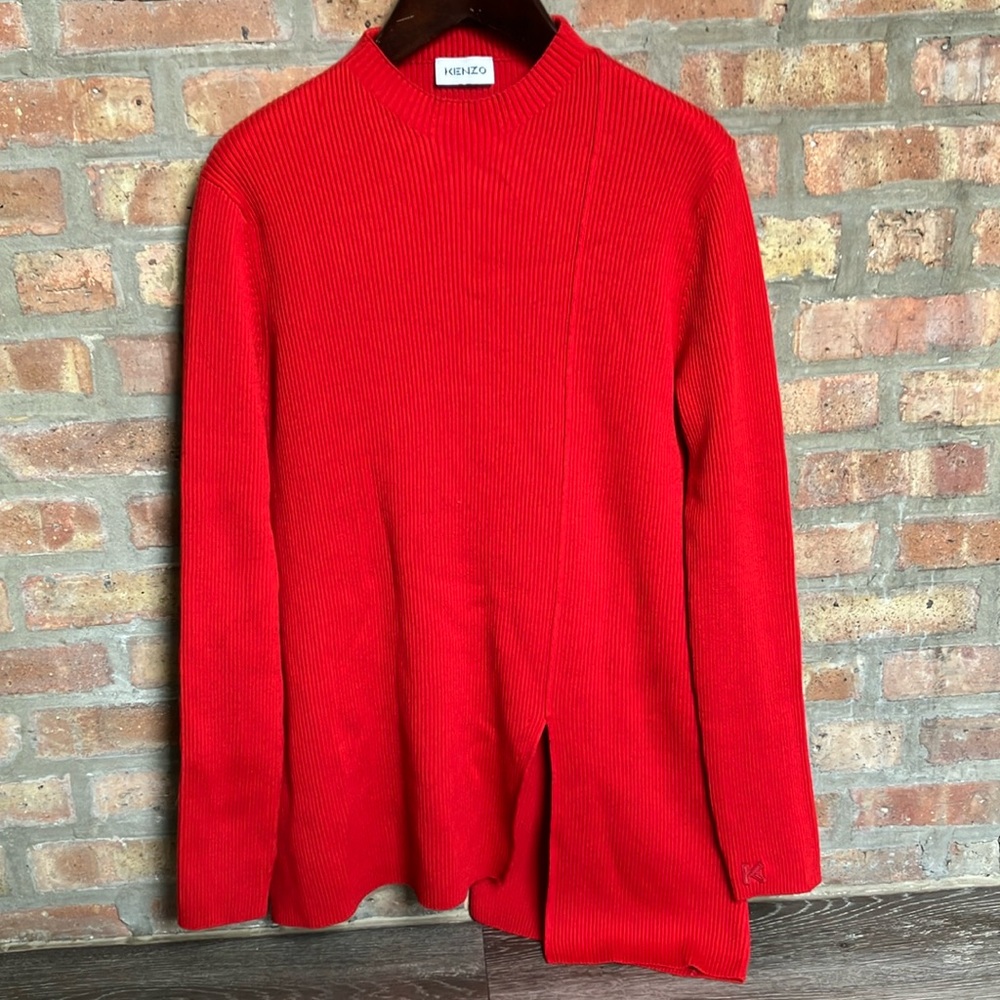Kenzo Asymmetrical Tunic Sweater - image 4